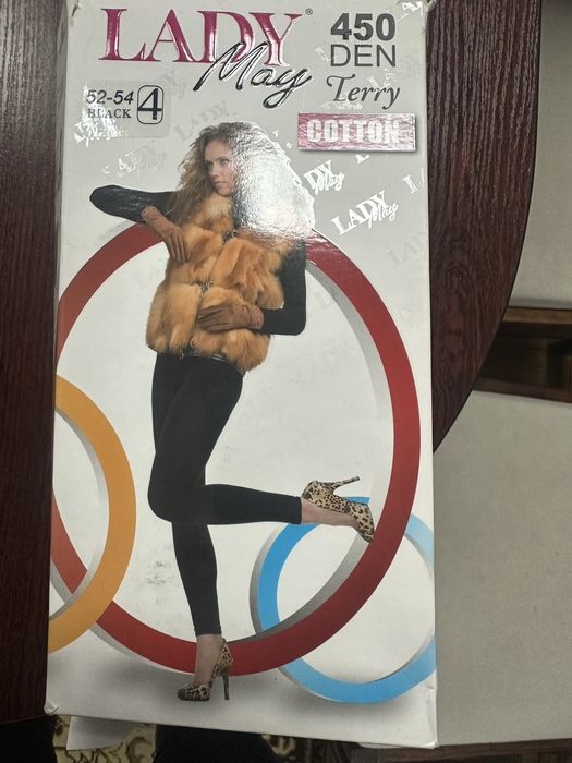 Теплі лосини чорного кольору