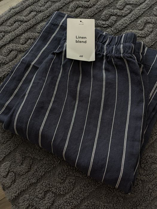 Лляні брюки H&M , розмір хс