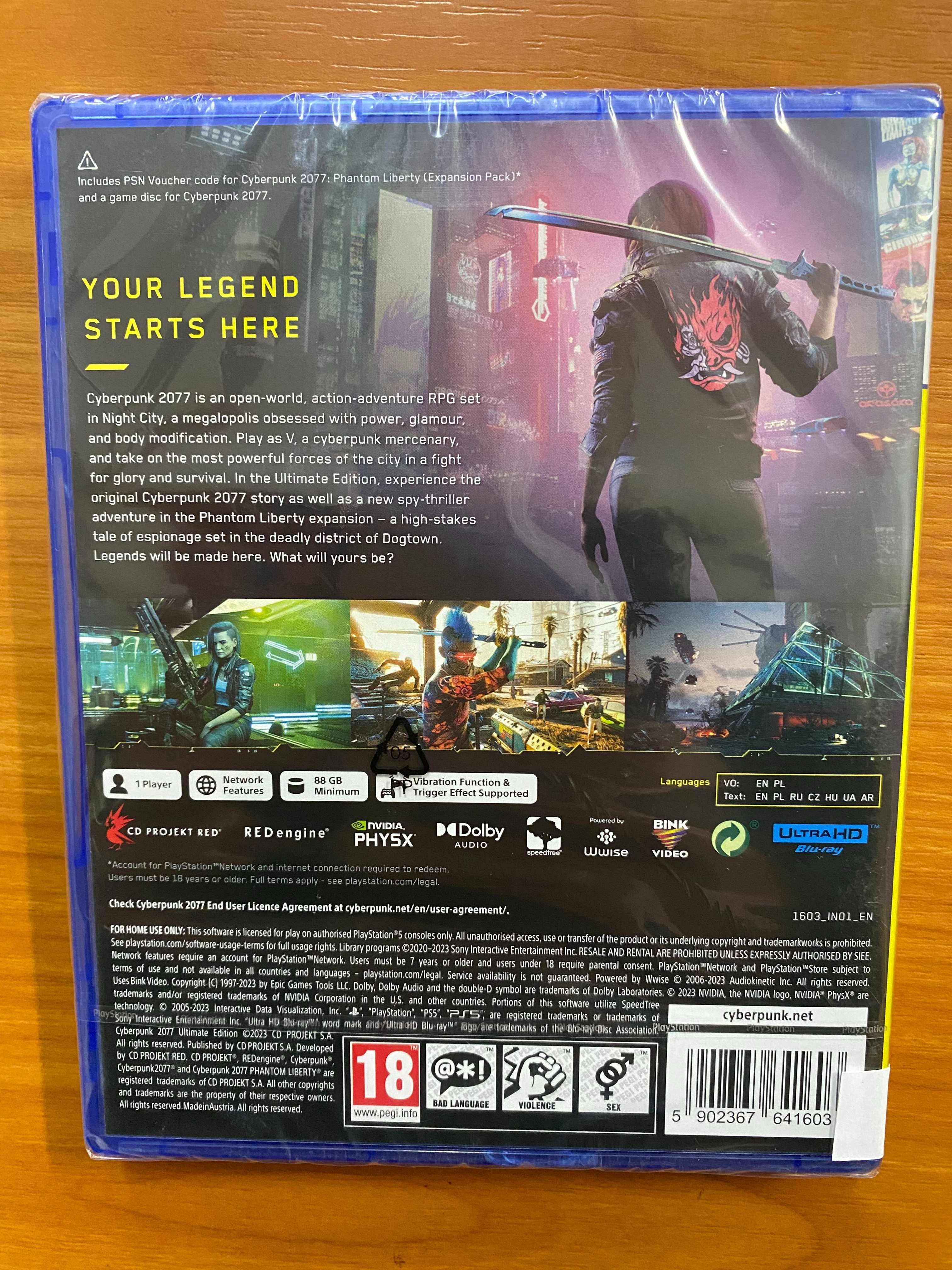 Cyberpunk 2077 Ultimate Edition PS5 Nowa Sklep Iława