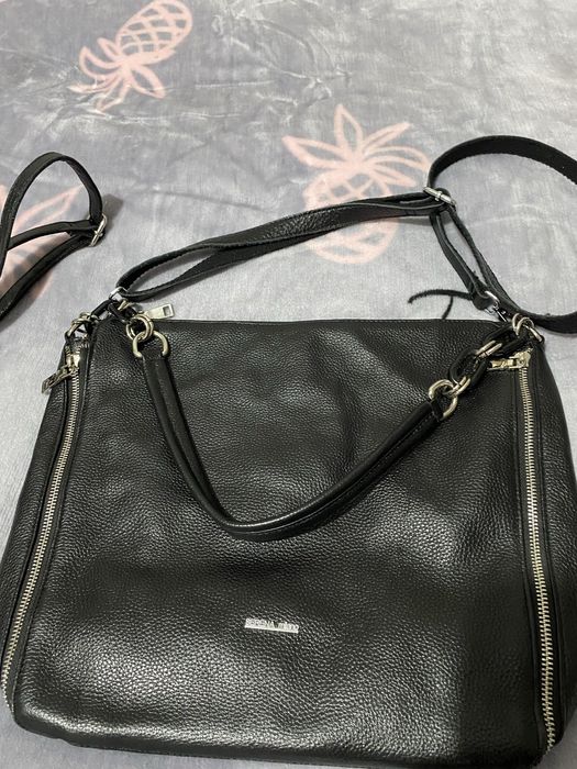 Сумка шкіряна велика