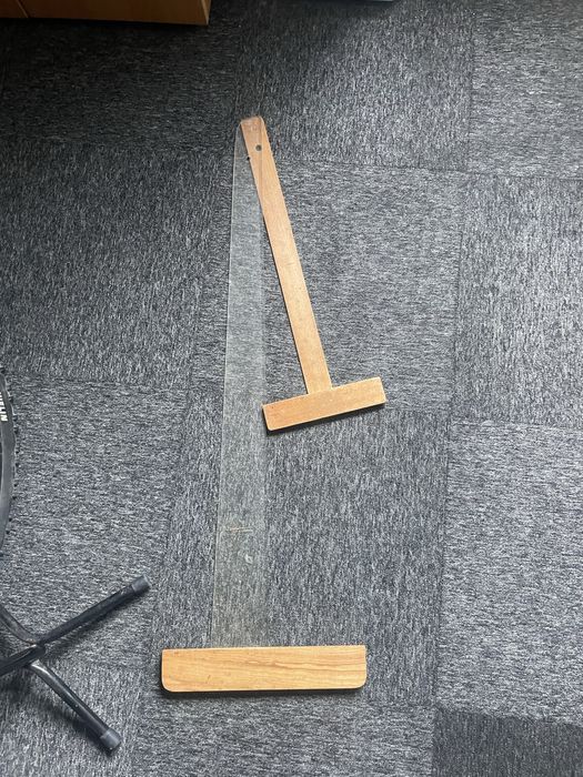 2 esquadros para carpinteiro/carpintaria