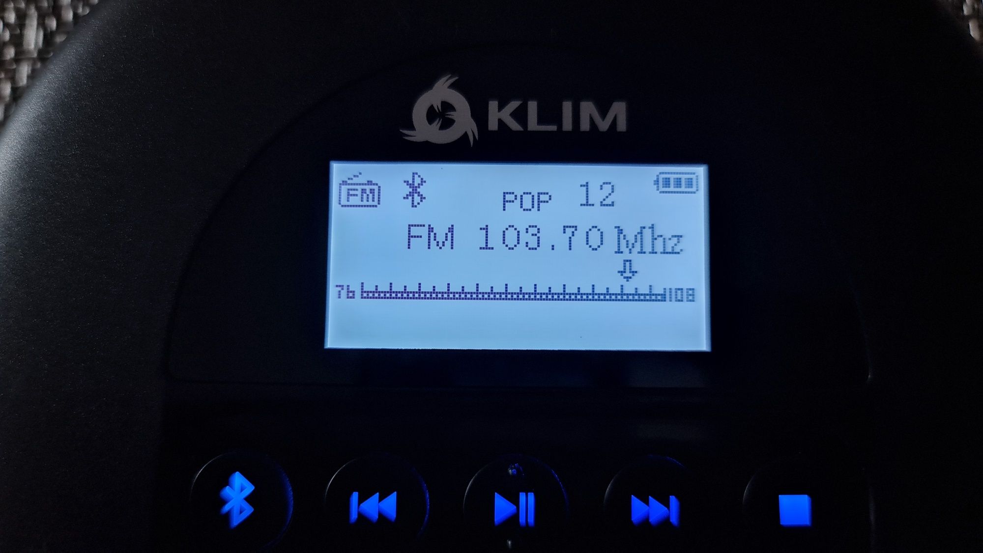 Discman KLIM z Cd,bluetooth,microSD,radio FM