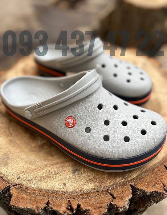 Чоловічі Крокси Crocband Army Green,Grey, Black, Navy, White