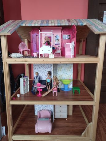 Domek dla lalek Barbie 3 poziomy