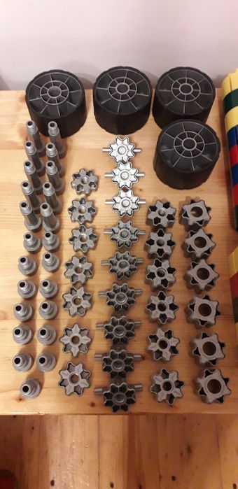 Duże szwajcarskie lego klocki konstrukcyjne edukacyjne Kiditec 131 szt