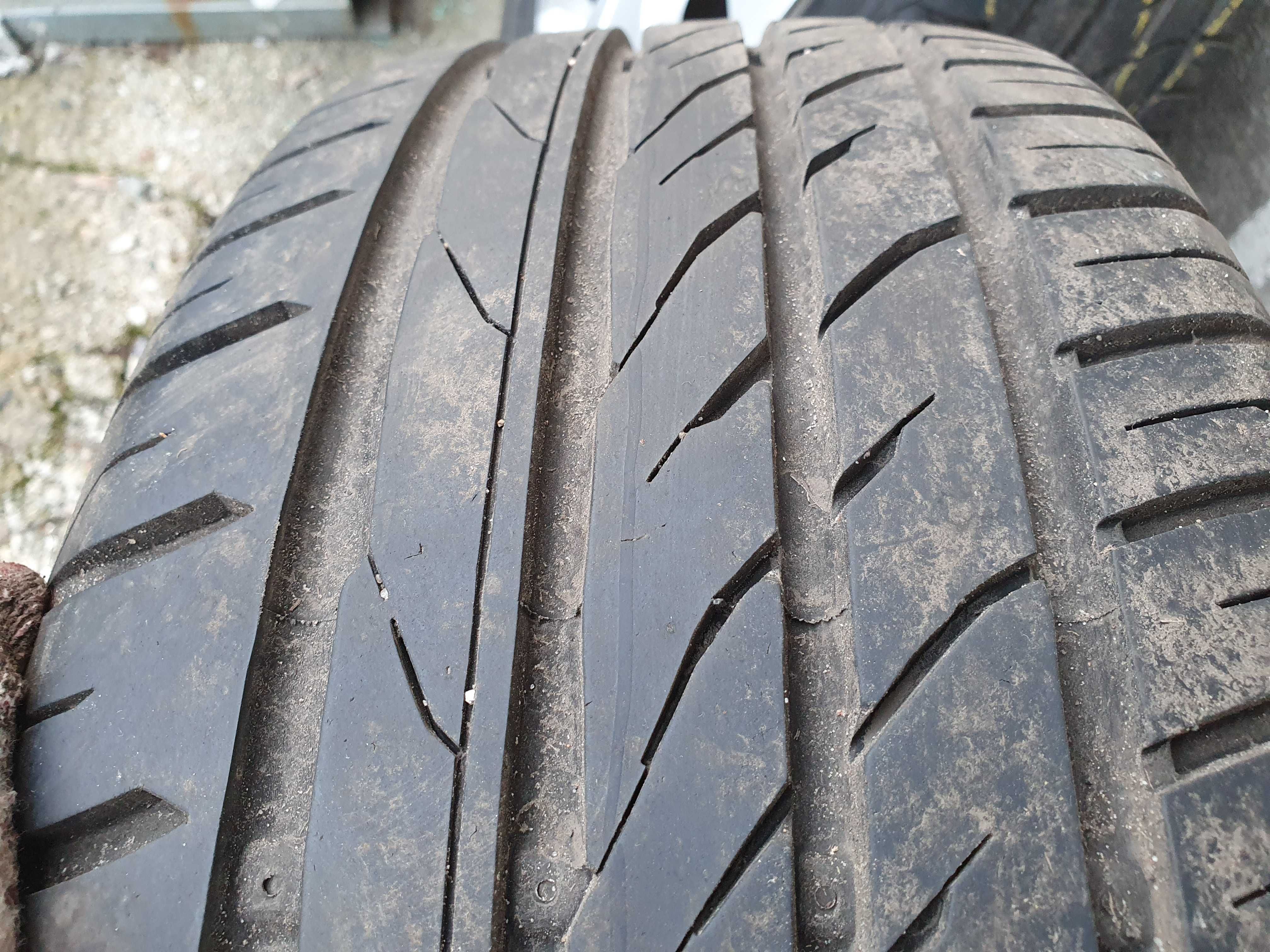 Koła aluminiowe 4x108, 7x16, opony letnie 215/55r16 Barum z 2022r