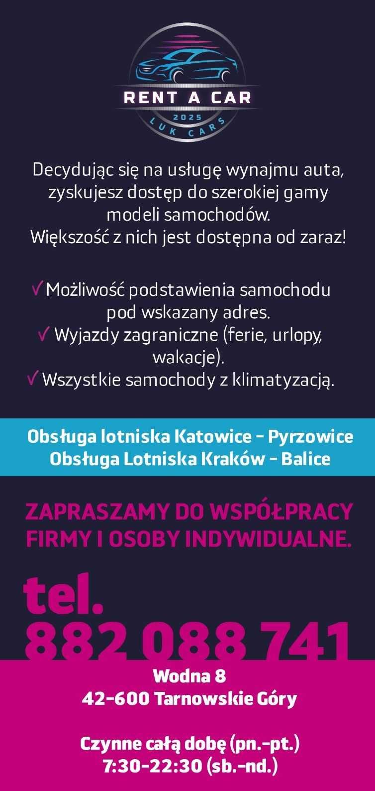 LUK CARS - Wynajem i Wypożyczalnia Samochodów Premium,Osobowych,Busów.