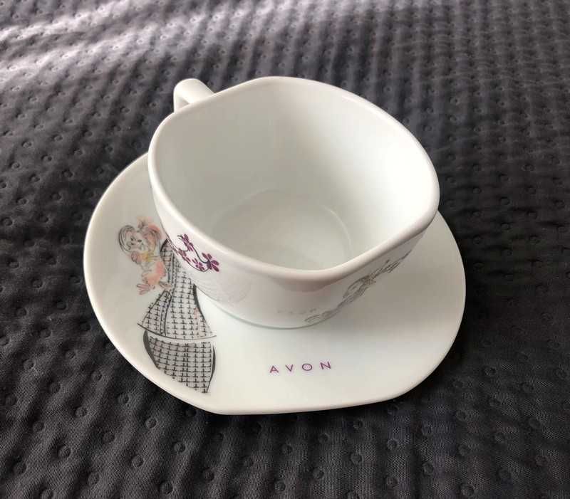 Porcelanowa zastawa do kawy, herbaty (x6)  AVON