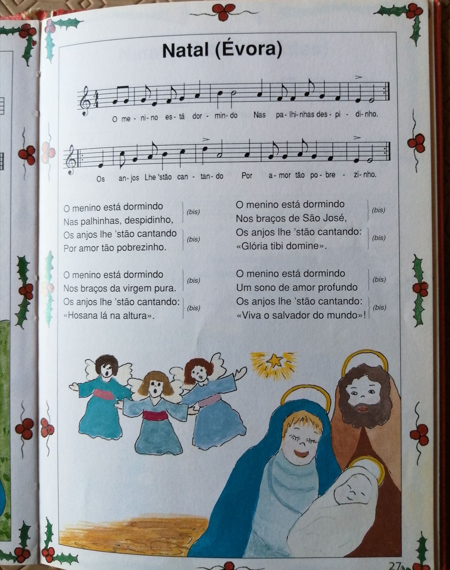 Livro de musica  As Nossas Canções de Natal