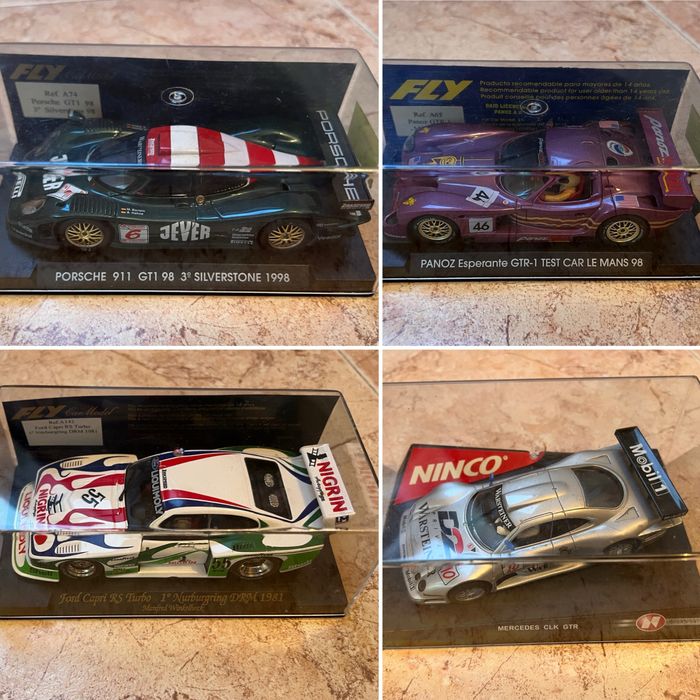 Pista de carros Scalextric F1 e Montecarlo