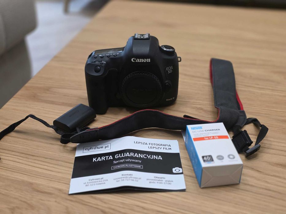 Canon 5d mark III 5dm3 okazja tanio lustrzanka gwarancja 04.2026 29k