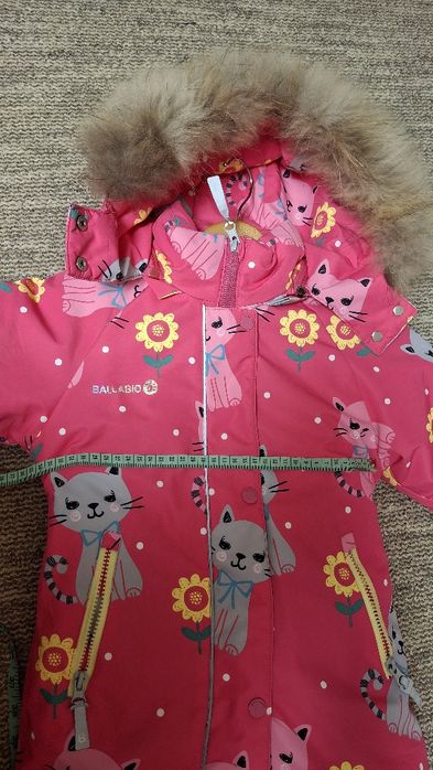 Зимовий комбінезон на дівчинку