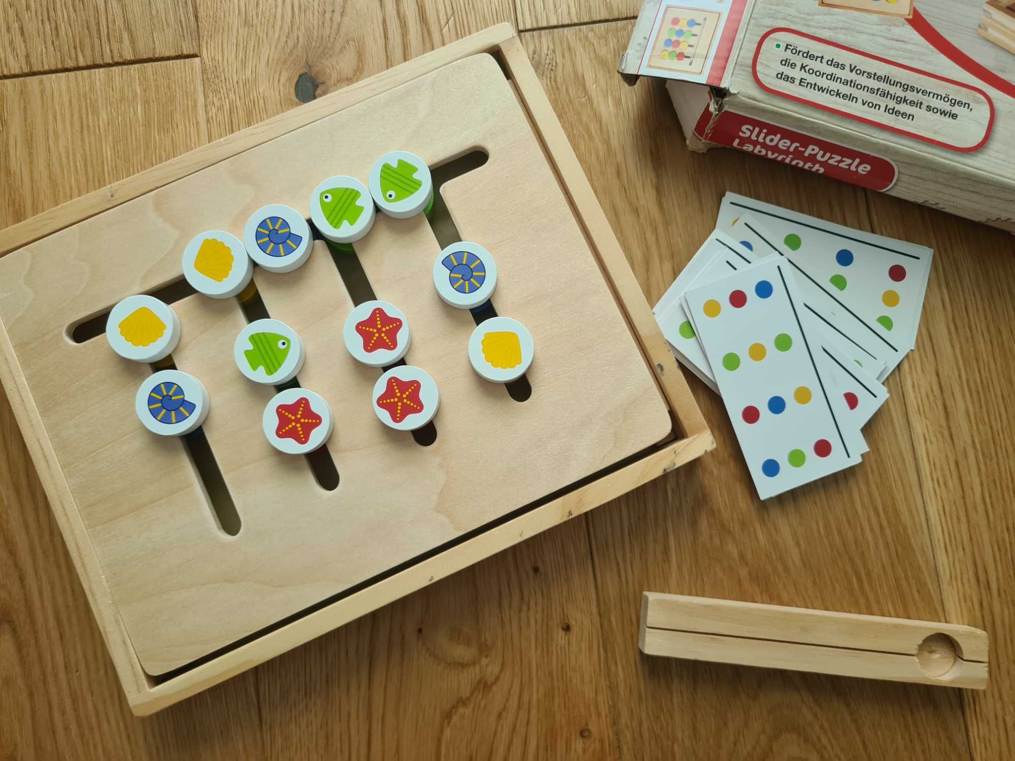Drewniana gra logiczna labirynt 3+ Playtive