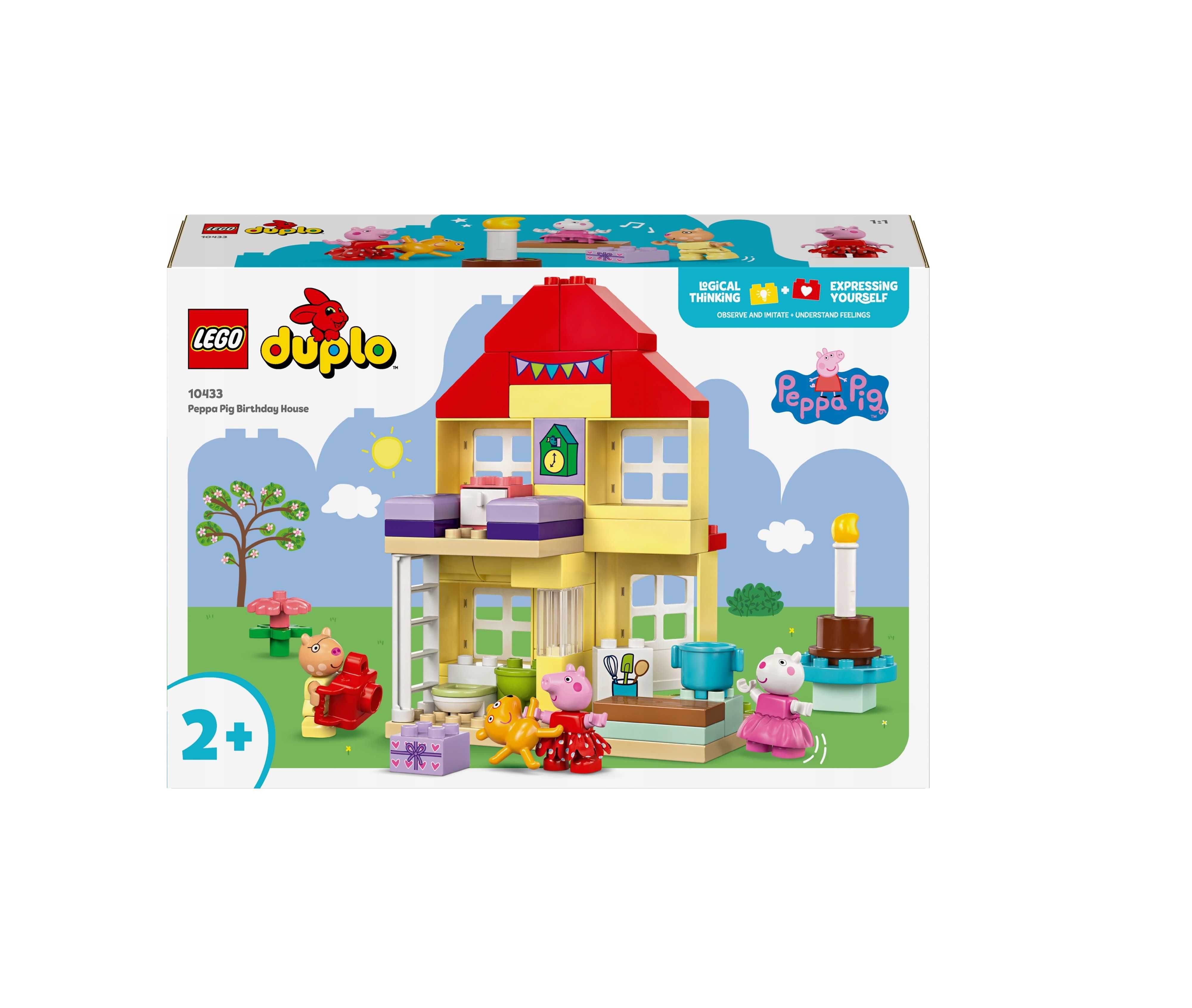 LEGO DUPLO 10433 Peppa Pig Urodzinowy Domek Peppy Klocki *NOWE*