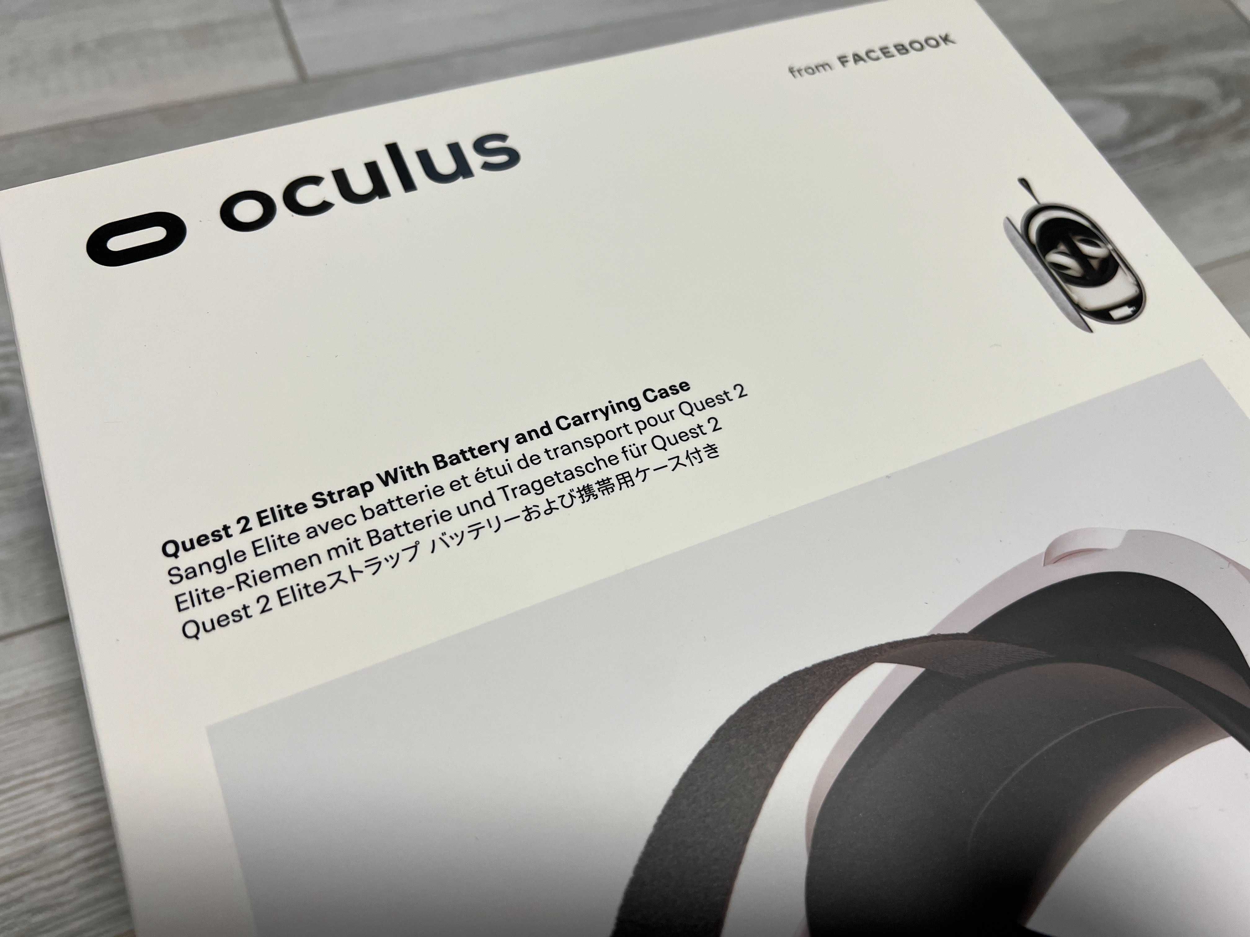 Meta Oculus Quest 2 Elite Strap z baterią i pokrowcem NOWY!