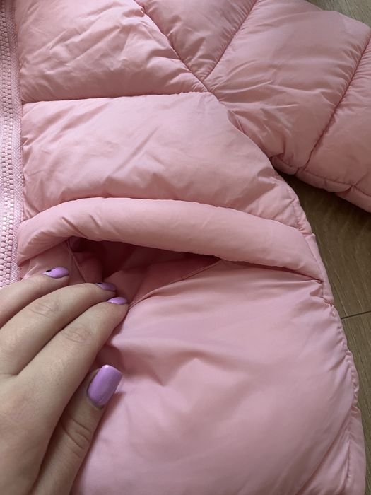 Kurtka zimowa dla dziewczynki cieplutka 92