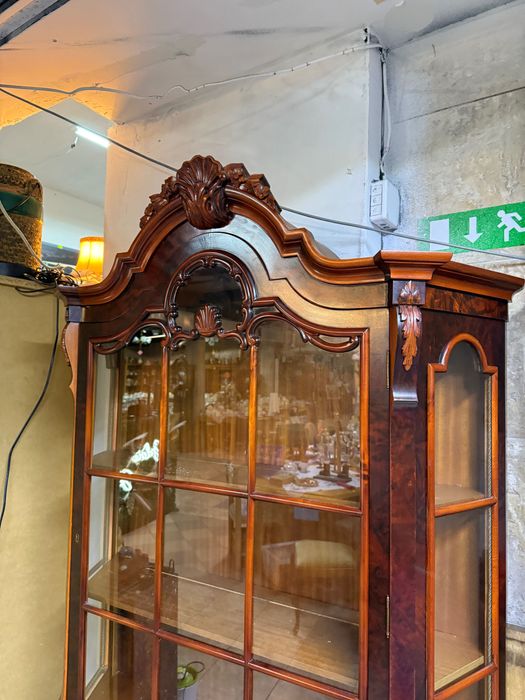 Stylowa Witryna z Niemiec | Komoda brzuchata + witryna DOWÓZ DO DOMU