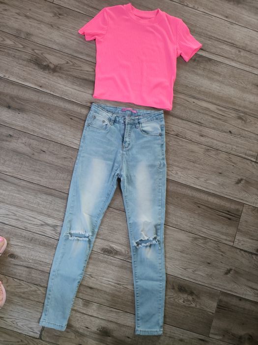 Koszulka i jeansy s
