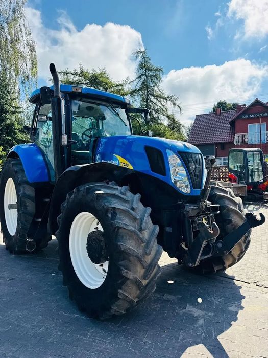 New Holland T7030  New Holland T7030, 2008r, miękka kabina, pneumatyka, przedni TUZ