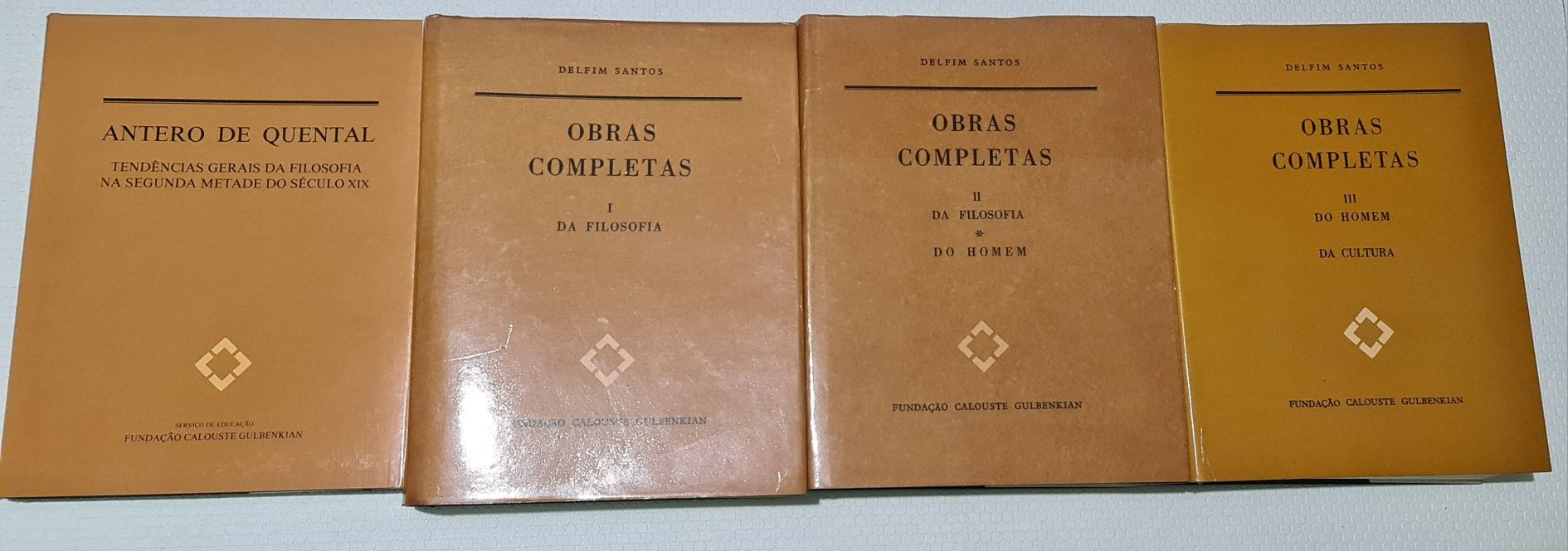 Filosofia. Obra completa de Delfim Santos. Novo