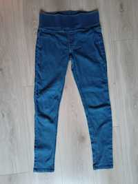 Beloved 36 S jeansy spodnie damskie rurki legginsy niebieskie