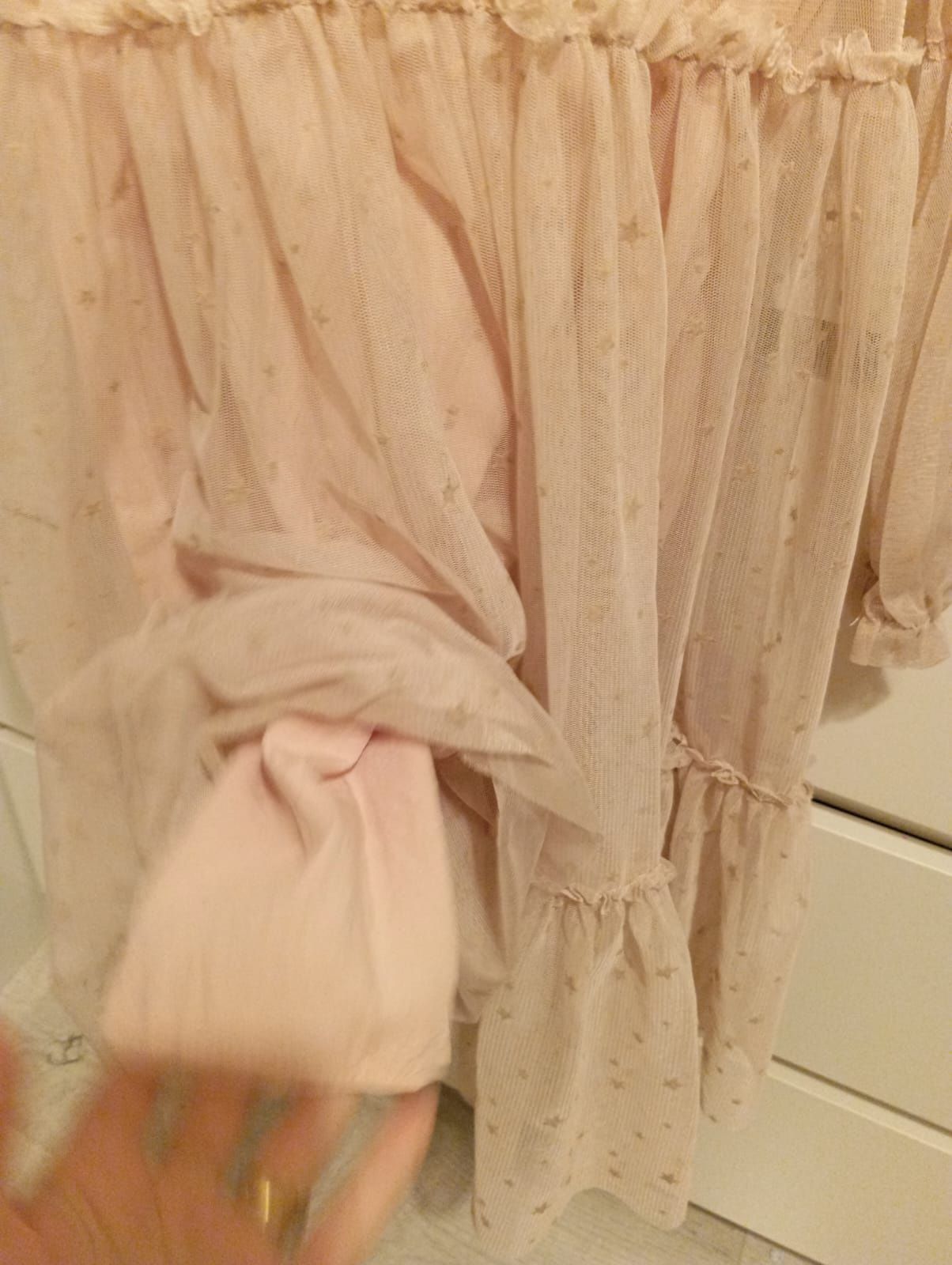Sukienka tiulowa 116 smyk cool club różowa bawełniana