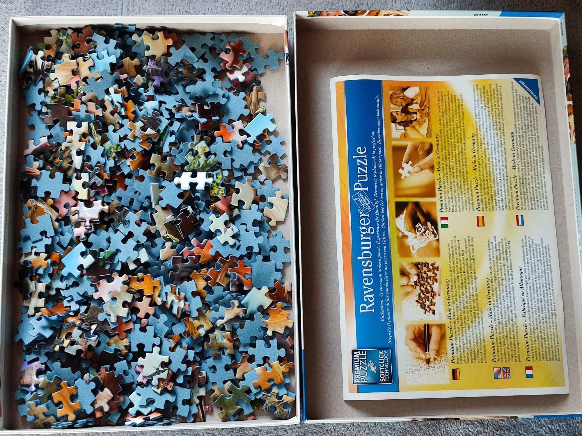 Puzzle Ravensburger Selfie na farmie Wesołe konie 498 klocków