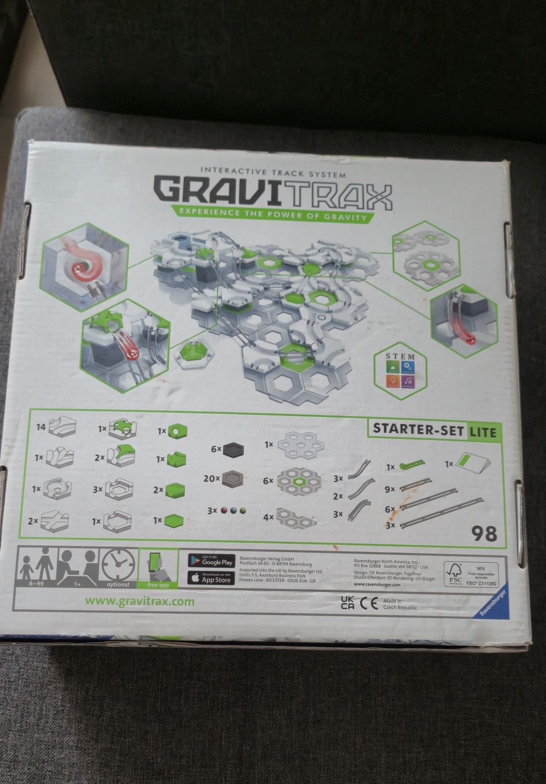 GraviTrax Starter Set Lite – tor kulkowy Ravensburger – jak nowy!