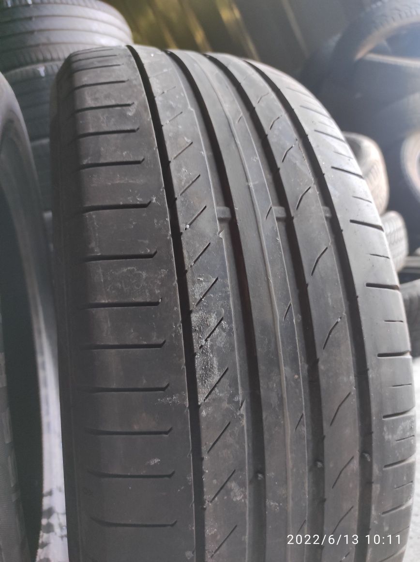 235.55.19 Continental 2шт лето БУ склад шины резина из Европы R19