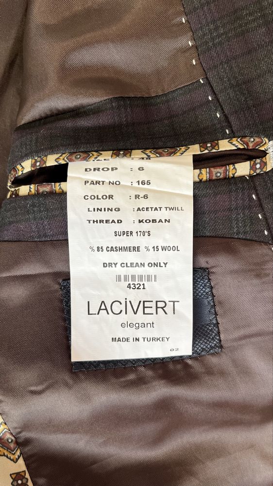Пиджак качествo Lacivert