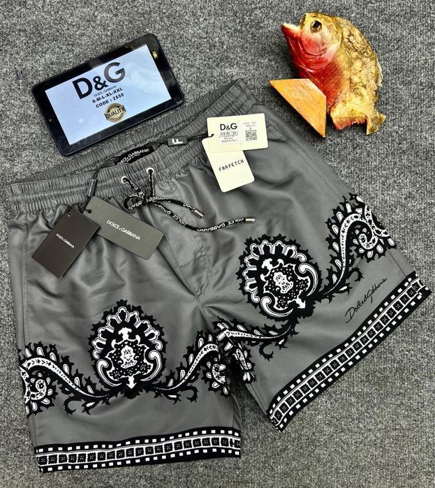 Шорты пляжные GyCCI для бассейна купательные мужские черные оригинал