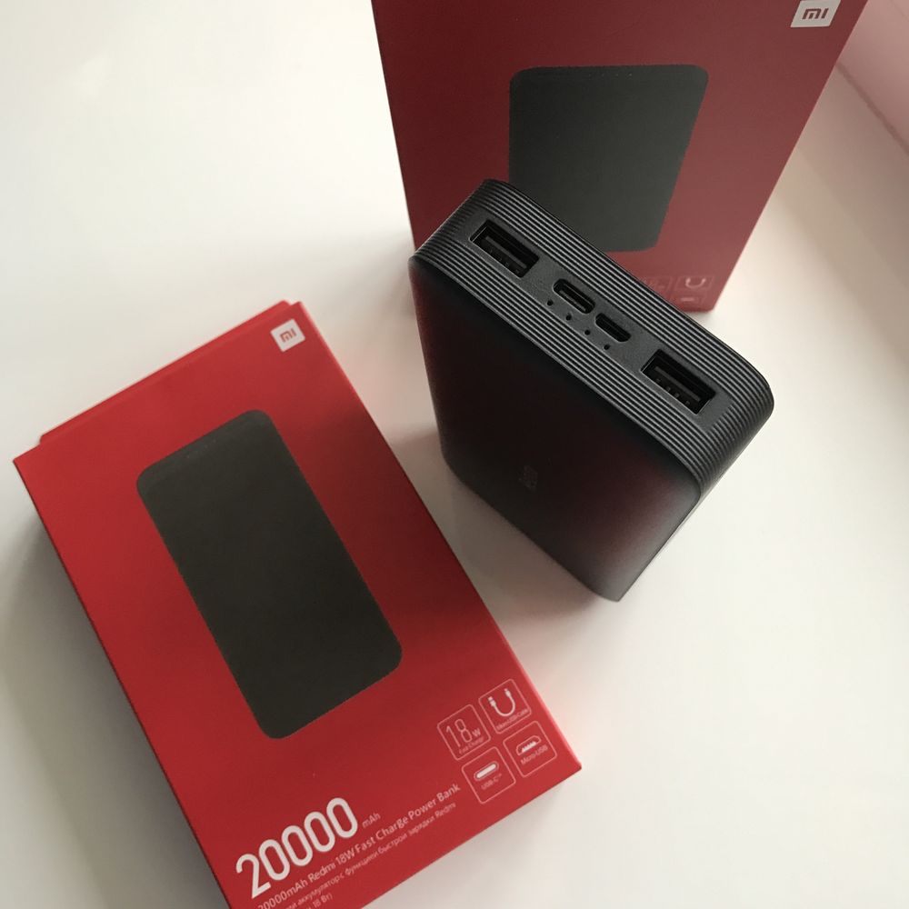 Павербанк Xiaomi Redmi 20000mAh/18W швидка зарядка. Оригінал (Global)