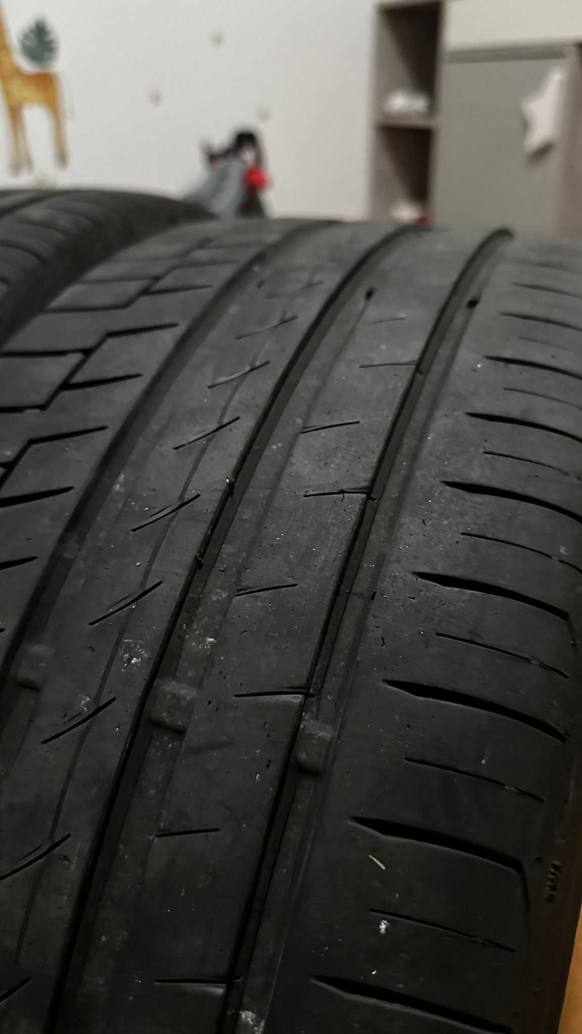Vendo Pneu Usado 225/45r17 91Y Continental PremiumContact 6 (Par)