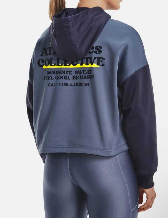 Жіноча толстовка Under Armour Armour Fleece Layer синя оригінал