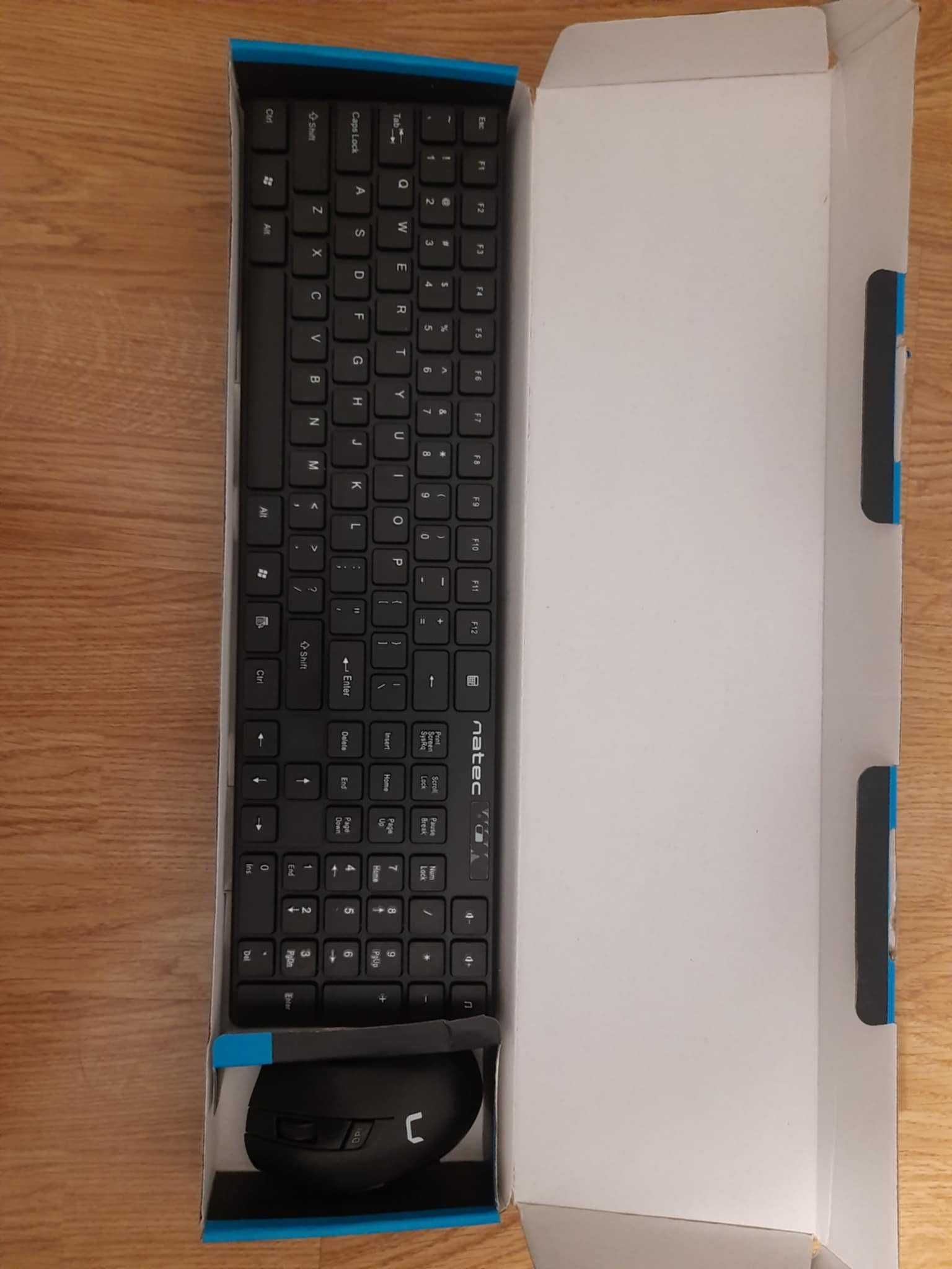 Bezprzewodowa klawiatura i mysz USB Natec Stingray
