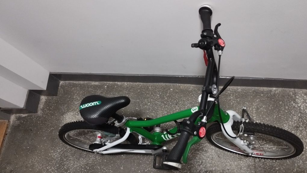 Rowerek Woom 3 zielony