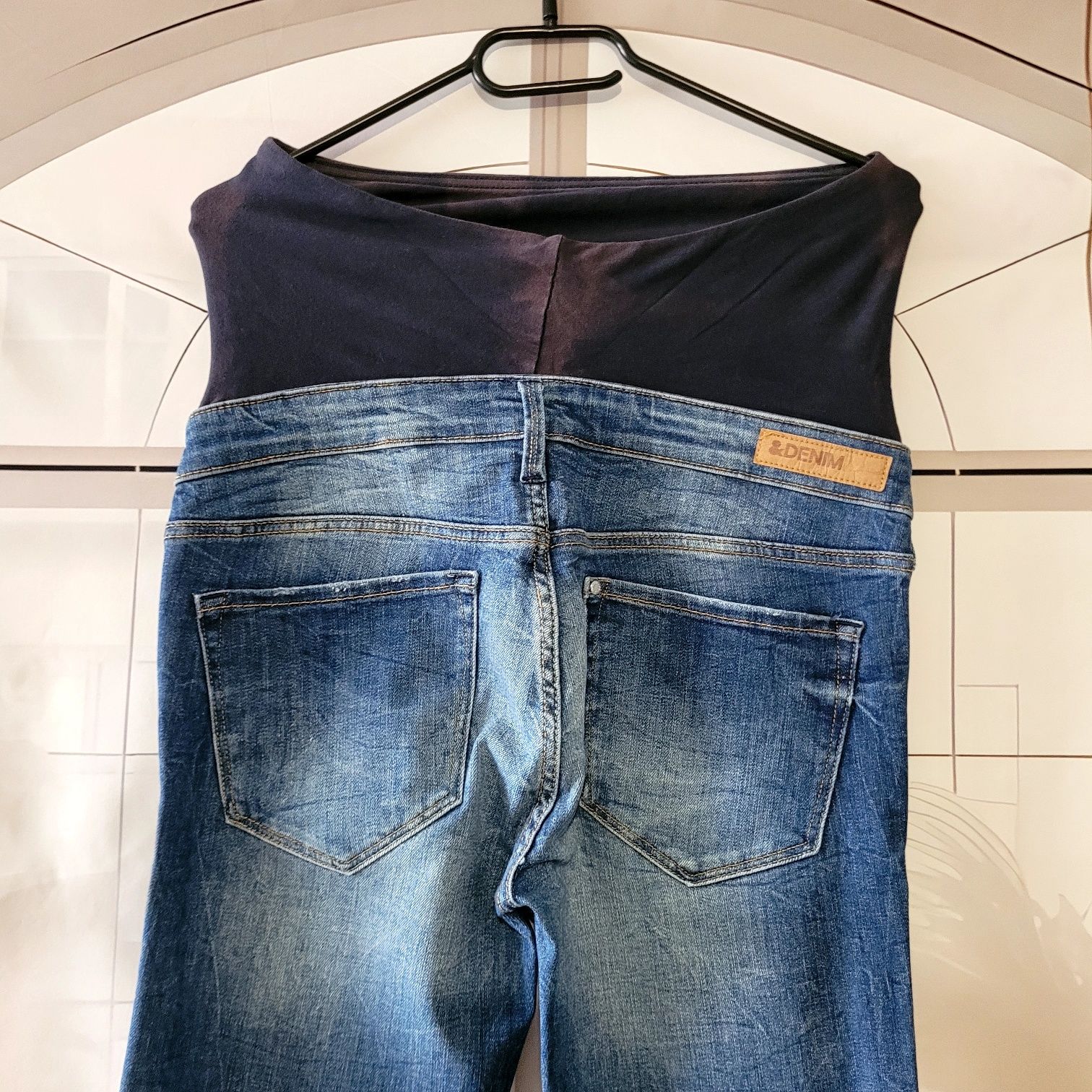 Skinny ciążowe Denim H&M, rozm.38.