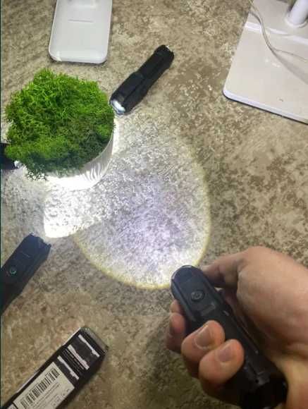 LED Фонарь светодиодный карманный с аккумулятором под USB