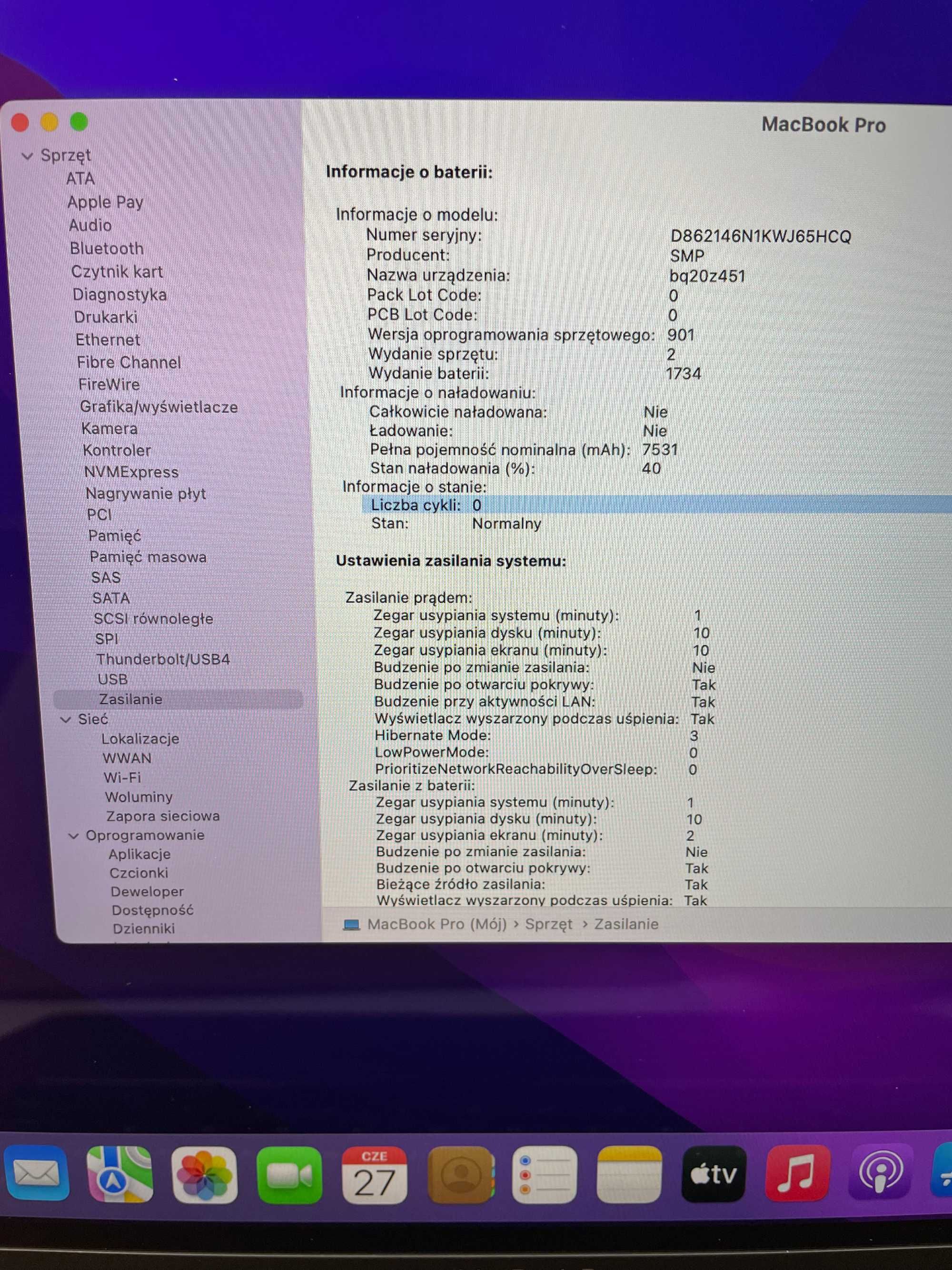 MacBook Pro (15-calowy, 2018)