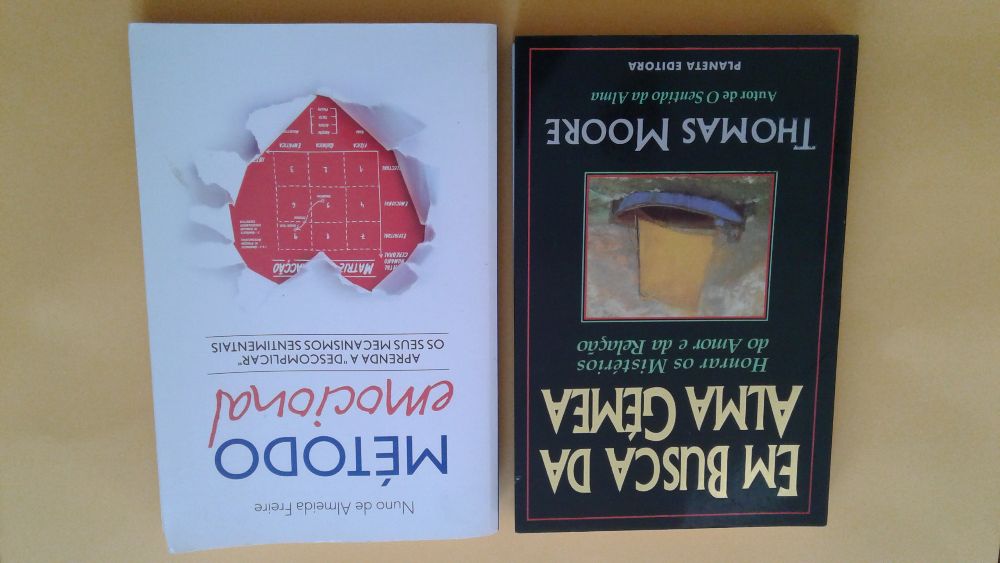 Livros sobre sentimentos, crescimento pessoal, organização, amor