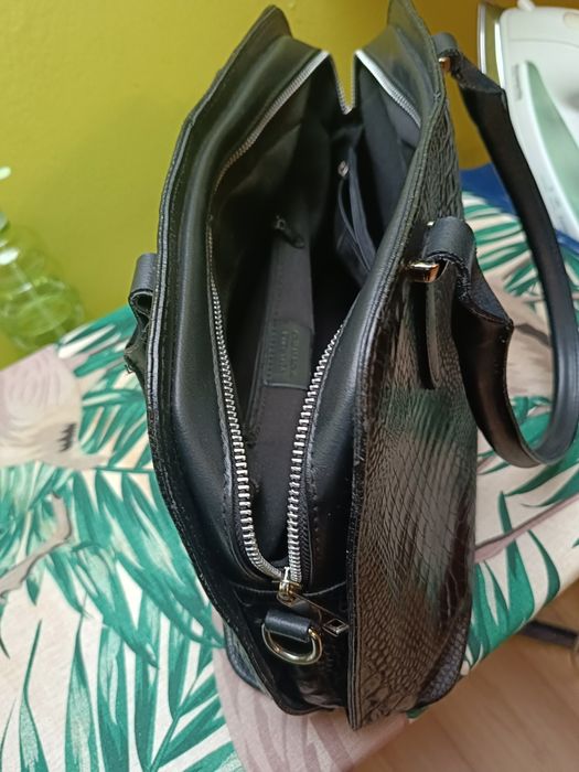Włoska torebka damska  skórzana