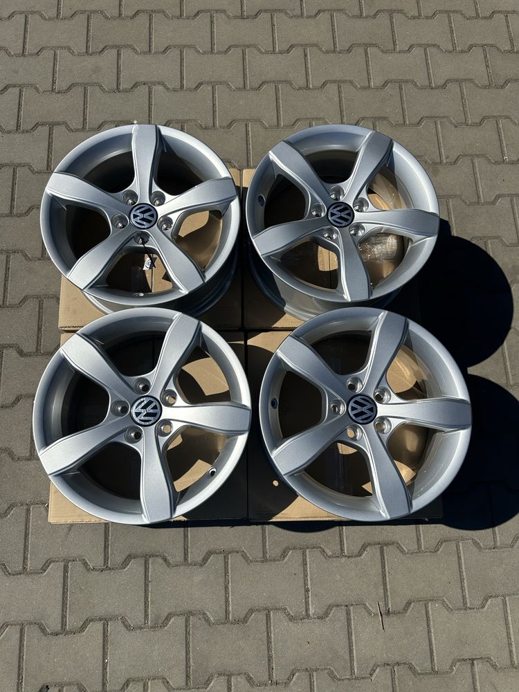 5x100 et29 6jx15 vw golf polo t-cross nowe komplet