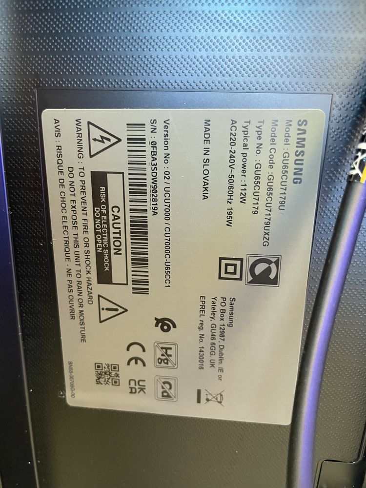 Samsung UE65CU7179