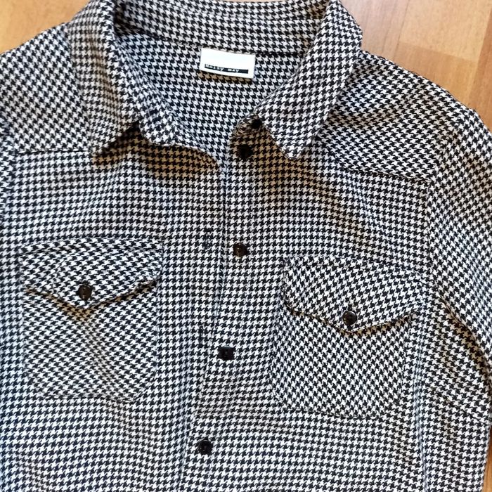 Сорочка на дівчинку гусина лапка стильна тепла