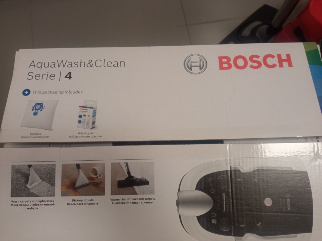 Odkurzacz Bosch aqua wash clean seria 4