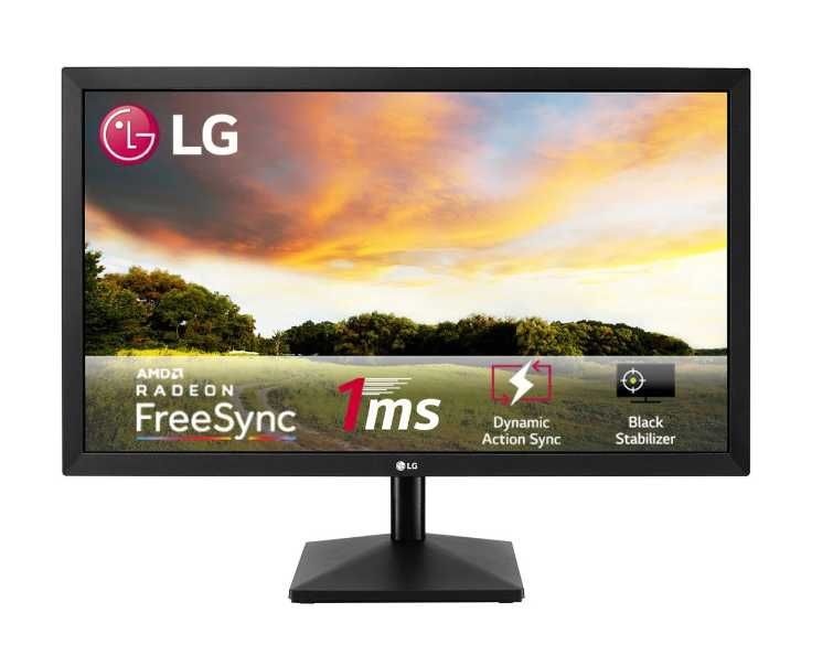 Monitor LG 24MK400H-B TN 23.8" FHD 16:9 75Hz FreeSync - 24MK400H-B