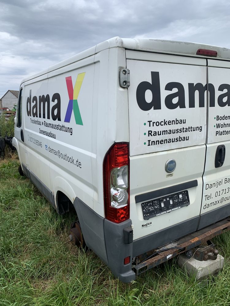 Fiat dukato uszkodzony karoseria