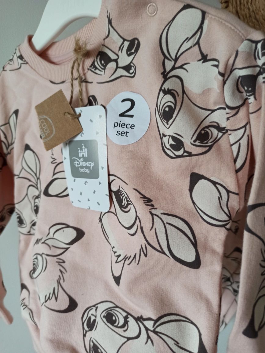 Dres bluza spodnie Disney Bambi Cool Club 74 smyk NOWY z metką PREZENT