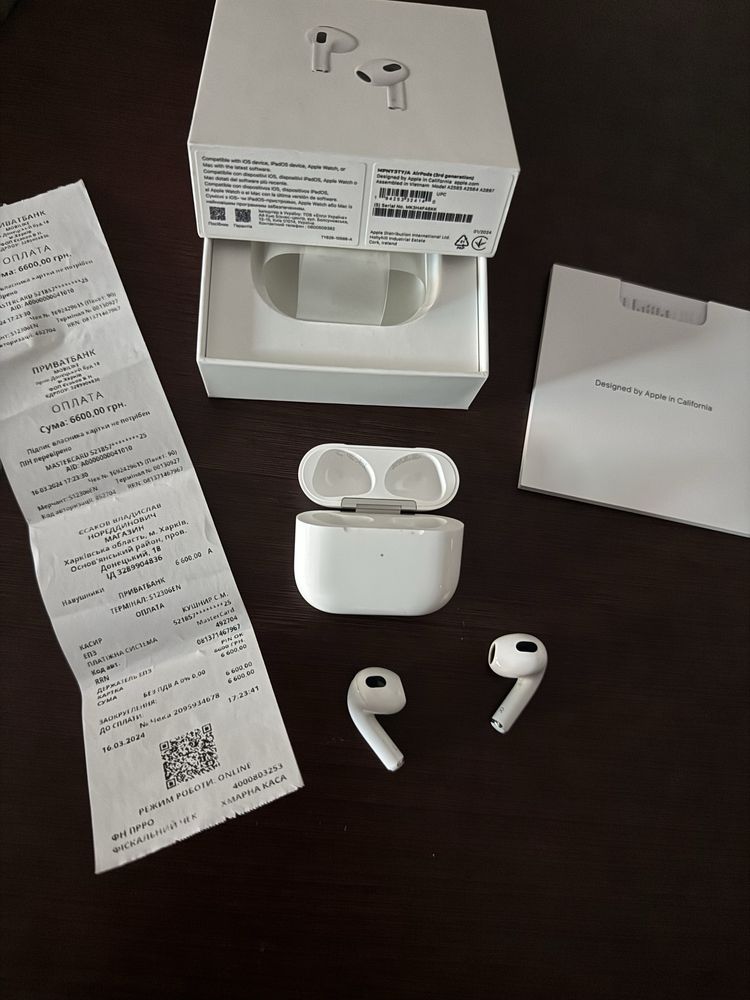 Продам Наушники  AirPods 3. Оригинал!