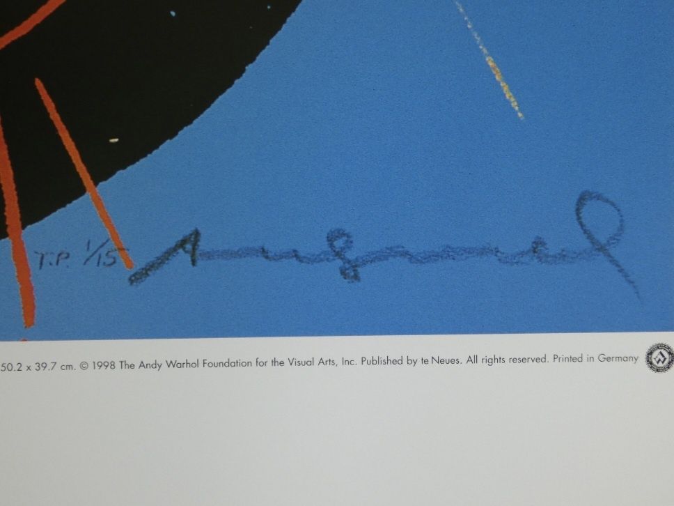 Litografia Andy Warhol $ (Dollar Sign)